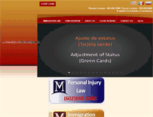 Tablet Screenshot of mariajoneslawfirm.com